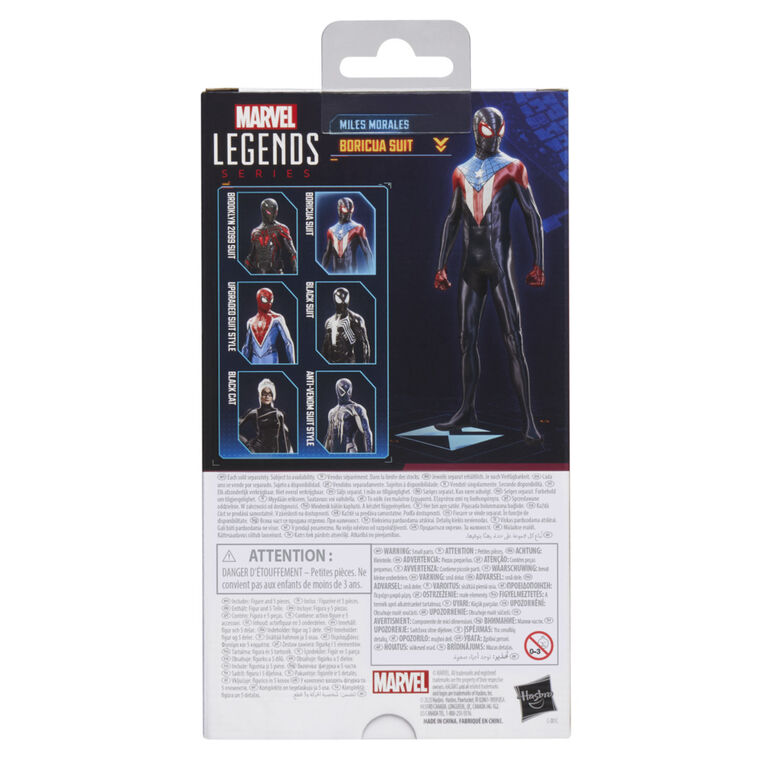 Marvel Legends Series Gamerverse Miles Morales Boricua Suit Spider-Man Action Figure