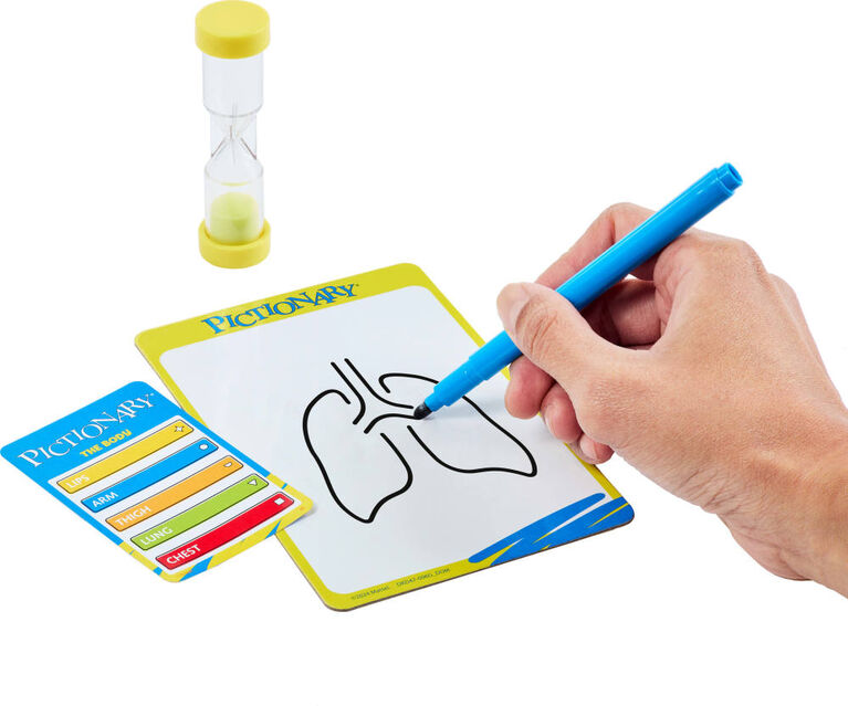 Pictionary Board Game - English Edition - styles may vary