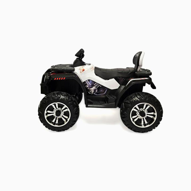 Quad ATV 4x4 am&eacute;lior&eacute; KIDSVIP 24 V Titan Edition - Blanc