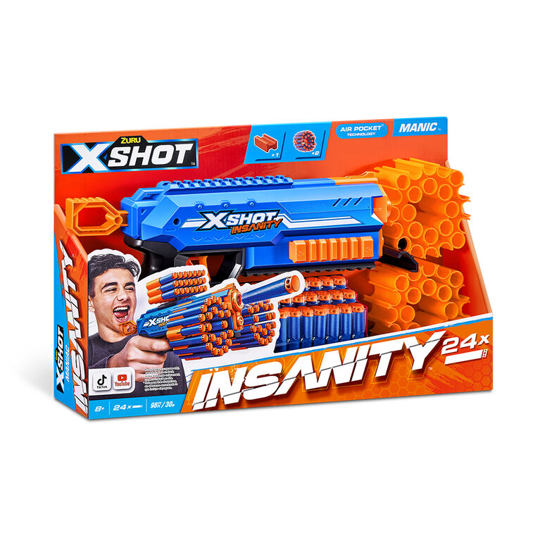 X-Shot Insanity Manic Blaster - Insanity at its most intense