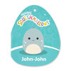 Squishmallows 16" Plush - John-John the Slate Blue Dino with White Belly