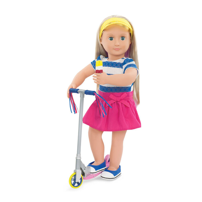 Our Generation, Cute To Scoot, Scooter and Outfit Set for 18-inch Dolls