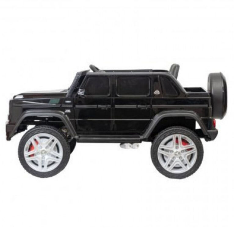 KidsVip 12V Kids and Toddlers Mercedes G650s Maybach 4WD Ride On Car w/Remote Control - Black - English Edition