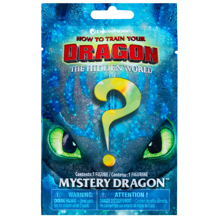 How to Train your Dragon Mystery Dragons - les motifs peuvent varier.