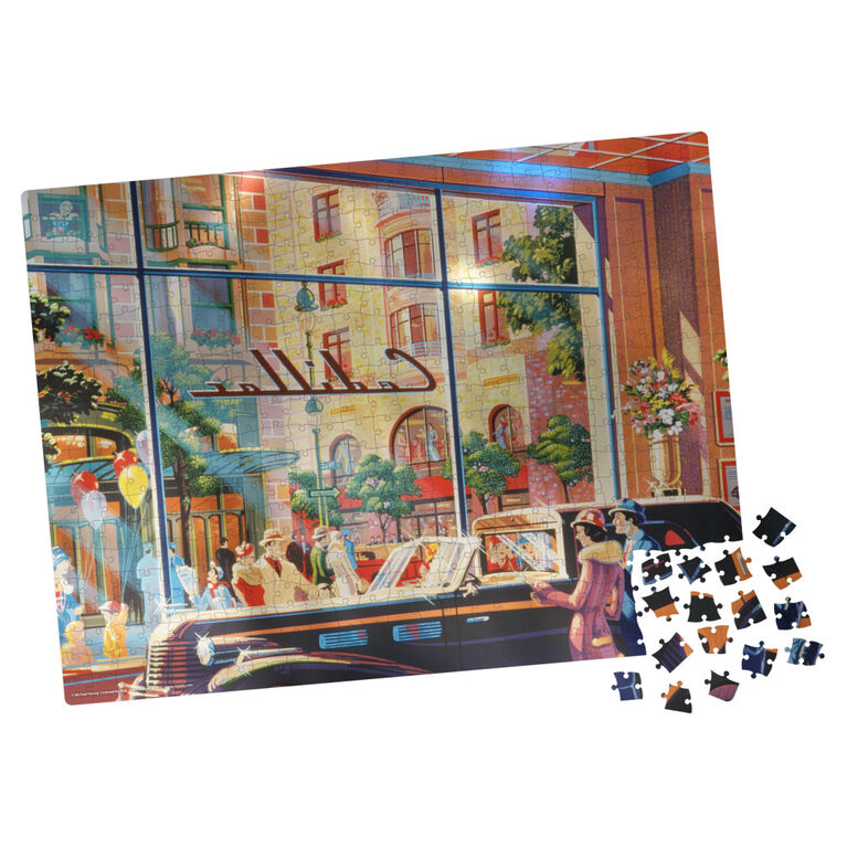 500-Piece Jigsaw Puzzle with Foil Accents, Caddy Corner