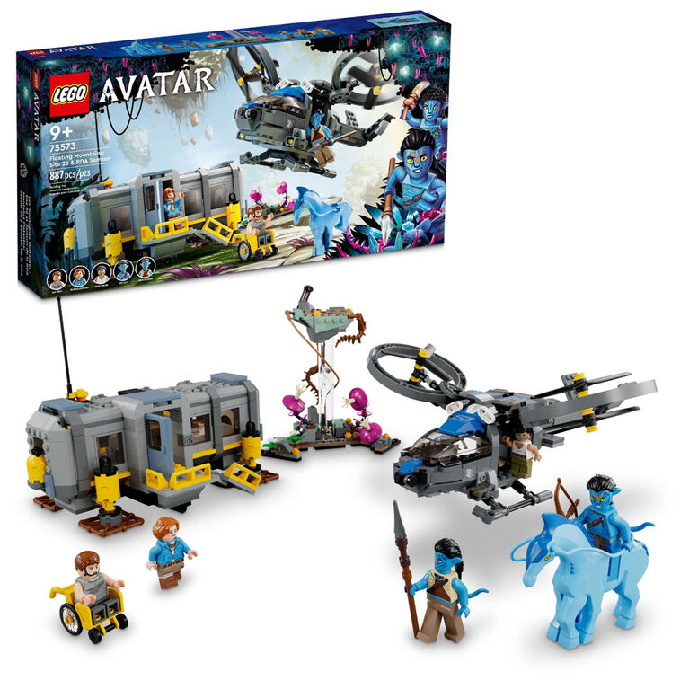 LEGO Avatar Les montagnes flottantes : Site 26 et Samson de la RDA 75573 (887 pièces)