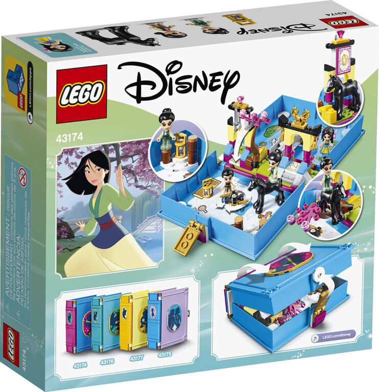 LEGO Disney Princess Les aventures de Mulan dans un livre de 43174