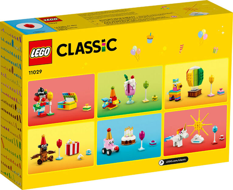 LEGO Classic La boîte de fête créative 11029 Ensemble de jeu de construction (900 pièces)