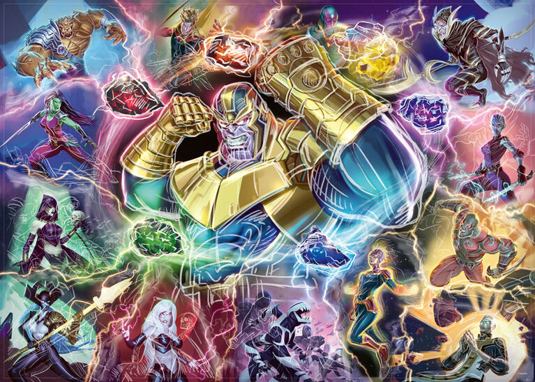 Ravensburger - Marvel Villainous: Thanos casse-têtes 1000pc