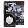 Dungeons and Dragons Dicelings White Dragon Collectible D&D Dragon Toy Action Figures