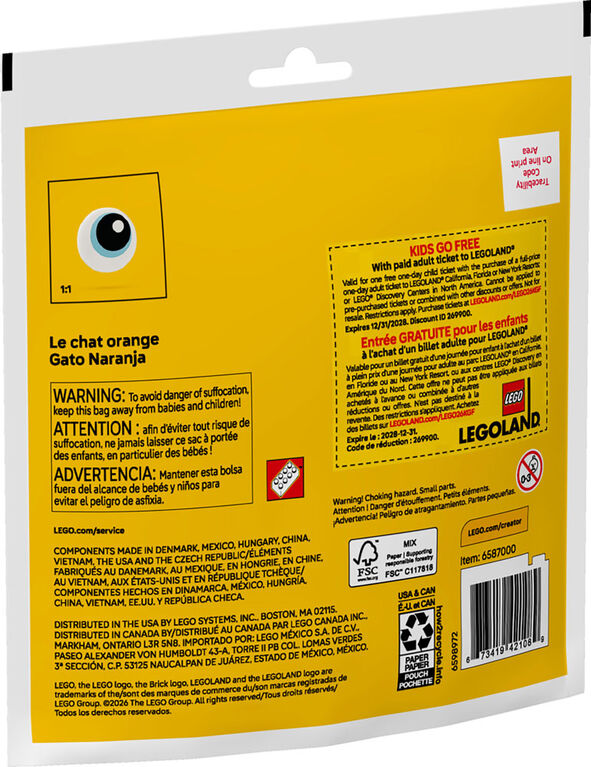 LEGO Creator Orange Cat 30714