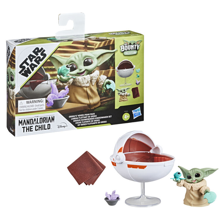 Star Wars The Bounty Collection Grogu's Hover-Pram Pack The Child Collectible 2.25-Inch-Scale Figure