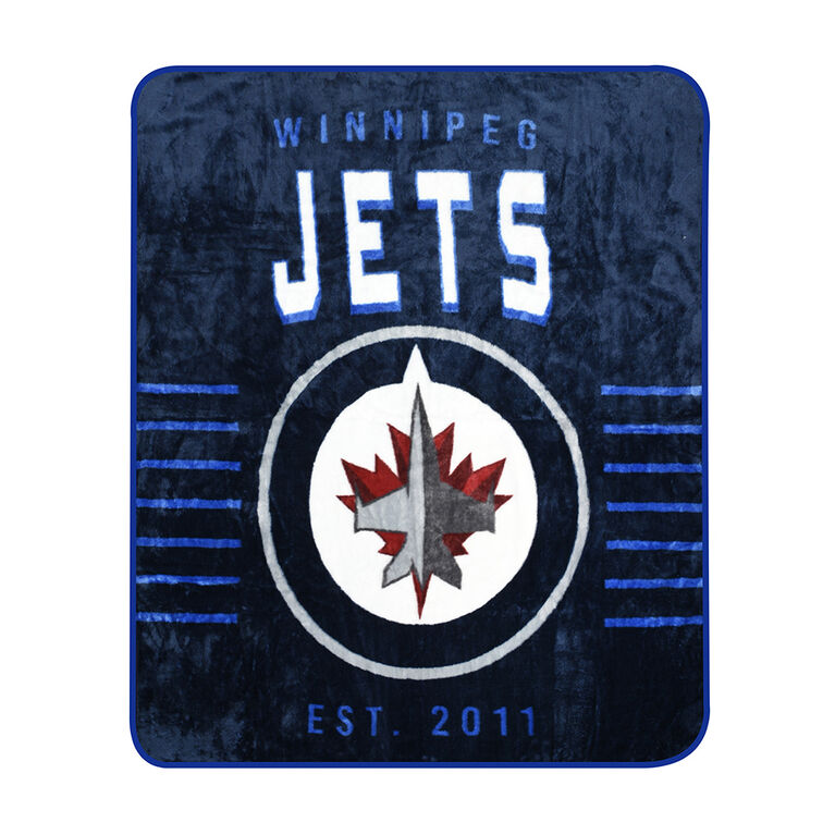 NHL Winnipeg Jets Plush Super Soft Blanket, 60" x 70"