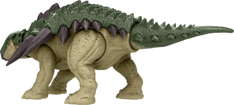 Coffret figurine de dinosaure Edmontonia Meute Enragée de JurassicWorld: Renaissance, jouet original, jeu numérique