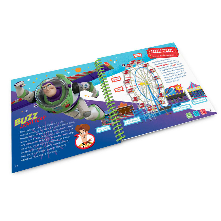 LeapFrog LeapStart Toy Story 4 Toys Save the Day Reading About How Things Work -  Édition anglaise
