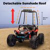 Voltz Toys UTV with Removable Canopy and Remote, Red