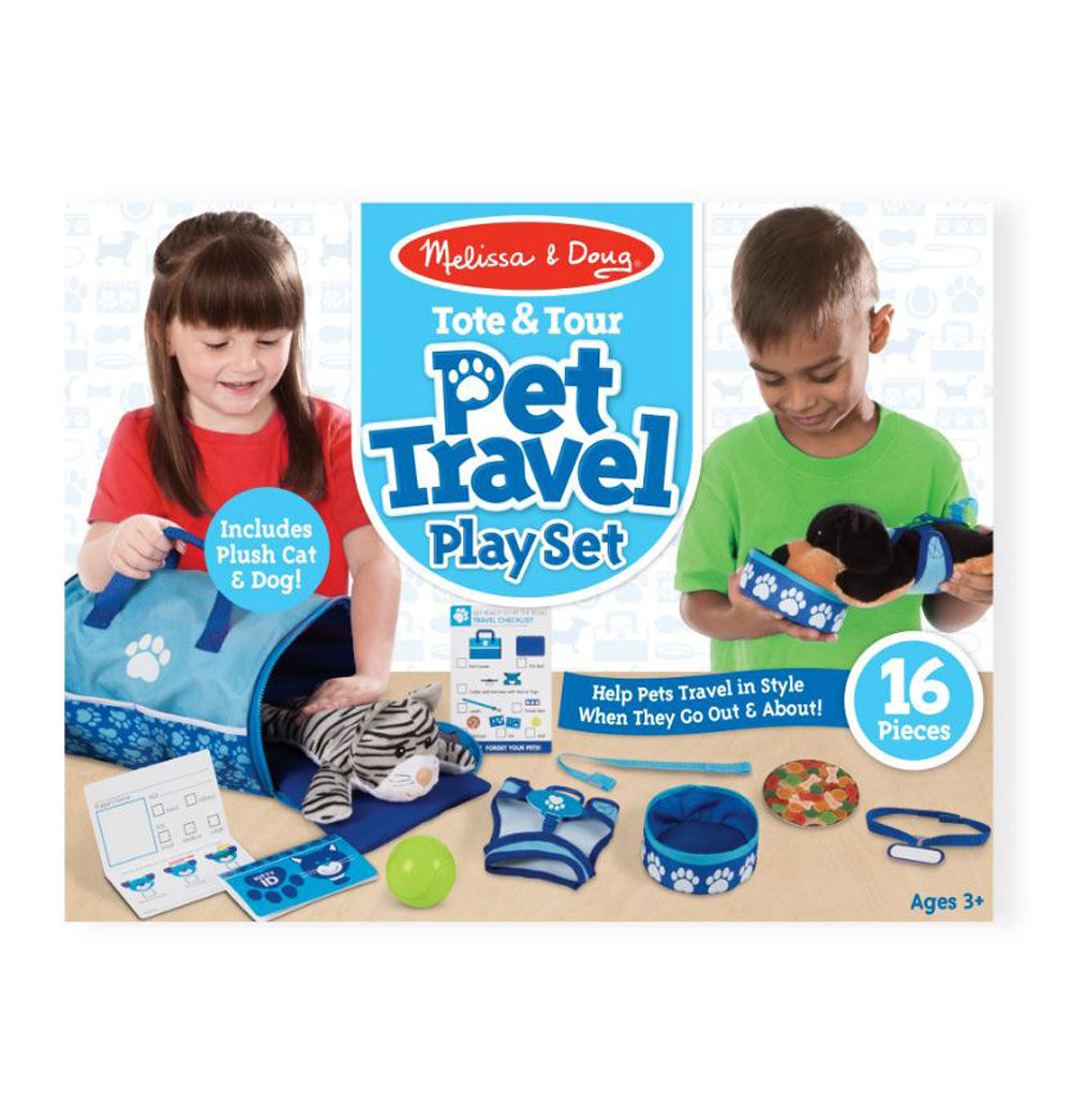 Melissa and doug pet travel set clearance