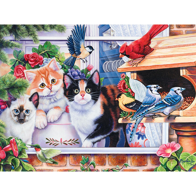 Family Hour Springtime Wonders Large 400 Piece Ezgrip Jigsaw Puzzle By Jenny Newland