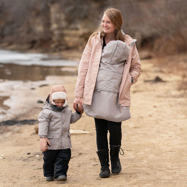 Couverture Imperméable pour Porte-Bébé | Gris Pierre - Taille Unique