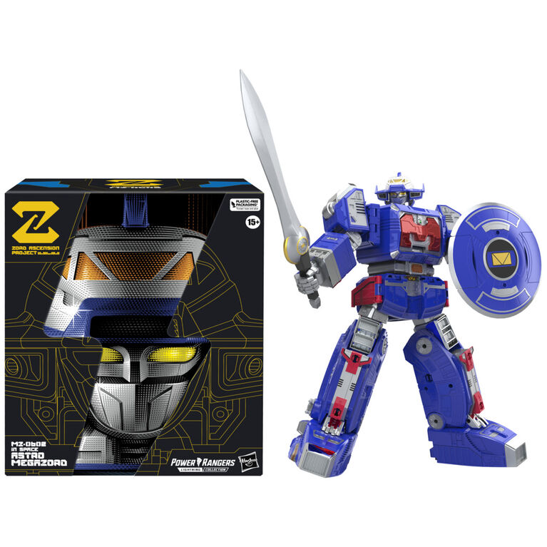 Power Rangers Lightning Collection Zord Ascension Project In Space Astro Megazord 1:144 Scale 14.5 Inch Collectible