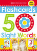 Scholastic Early Learners: 50 Sight Words Flashcards - Édition anglaise