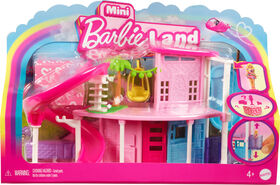 ​Barbie Mini BarbieLand Doll House Sets, Mini Dreamhouse with Surprise 1.5-inch Barbie Doll, Furniture & Accessories, Plus Elevator & Pool