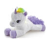 Snuggle Buddies 15" Lying Soft Rainbow Unicorn Lavendar Purple - R Exclusive