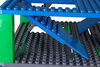 Strictly Briks - Big Briks - 1 Trap and Gap Baseplate - 1625" x 1375" - 26 x 22 Pegs - Blue