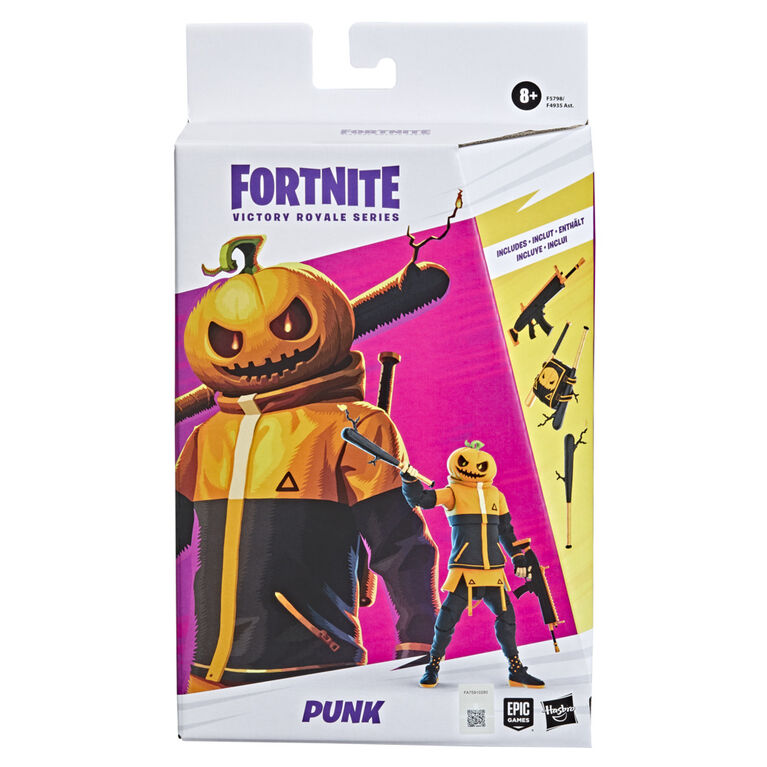 Hasbro Fortnite Victory Royale Series Punk Collectible Action Figure with Accessories, 6-inch Scale