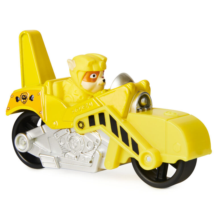 PAW Patrol, Véhicule Ruben en métal moulé True Metal à collectionner, Série Moto Pups à l'échelle 1:55