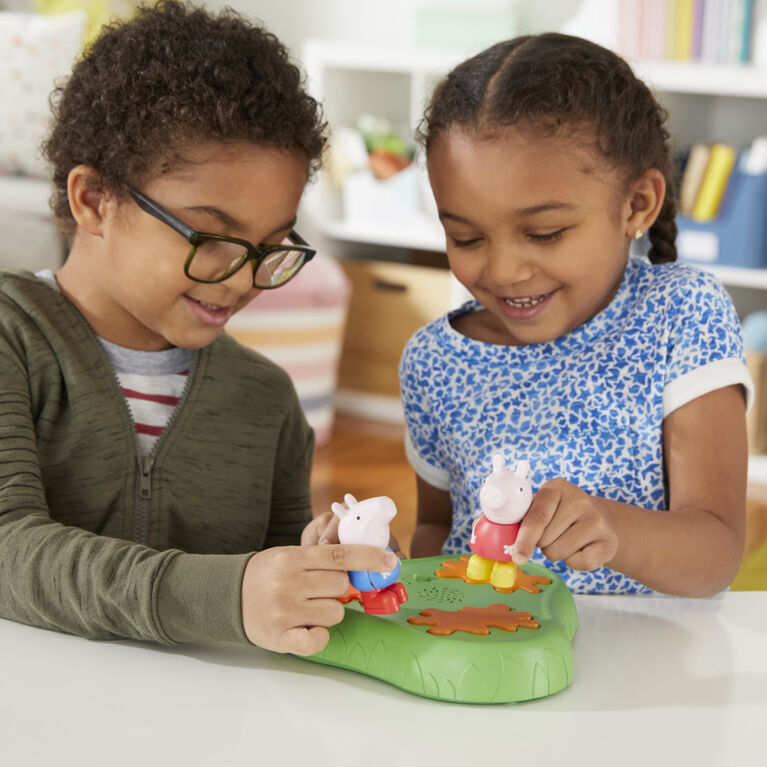 Peppa Pig Jouer dans la boue, jeu de plateau