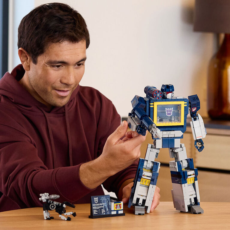 LEGO Icons Transformers: Soundwave Model Kit - Collectible Building Set for Adults, 18+ - 10358 LEGO Icons Transformers: Soundwave Model Kit - Collectible Building Set for Adults, 18+ - 10358