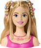 Barbie Tête à coiffer, cheveux blonds, 20accessoires colorés