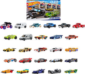 Hot Wheels - Coureurs ABC, 26&nbsp;v&eacute;hicules Hot Wheels avec lettres
