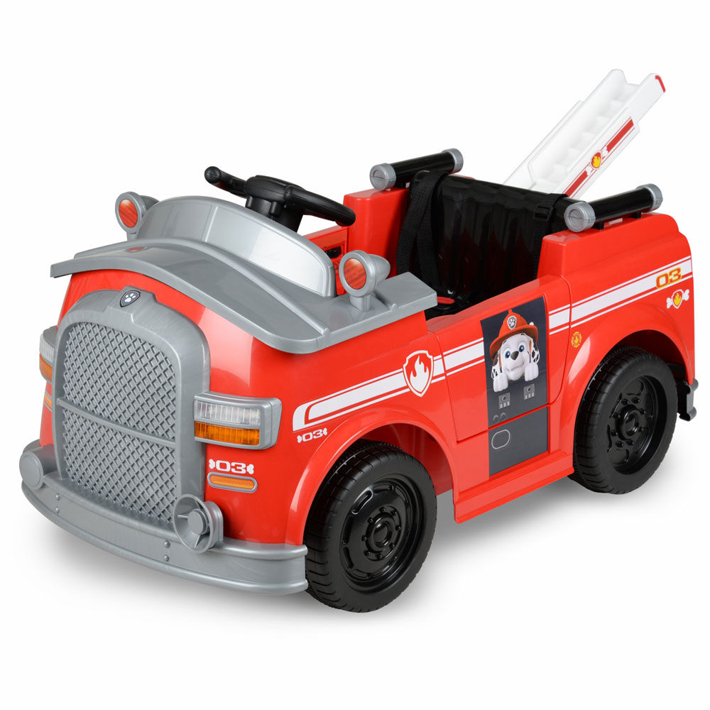 6v paw patrol marshall fire truck
