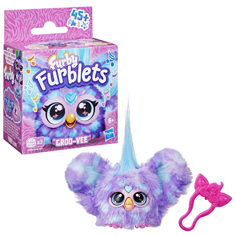 Furby Furblets Groo-Vee Mini Electronic Plush Toy