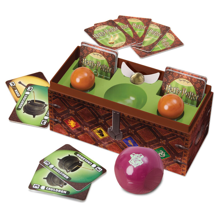 Harry Potter Catch The Golden Snitch, A Quidditch Board Game for Witches, Wizards and Muggles