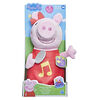 Peppa Pig Oink-Along Songs Peppa Singing Plush Doll with Sparkly Red Dress and Bow, Sings 3 Songs - English Edition
