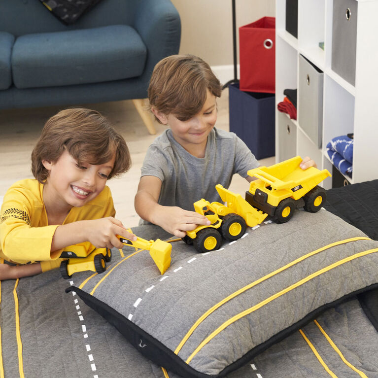 Cat Mini Crew 3 Pack - Dump Truck, Wheel Loader, & Excavator