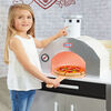 Little Tikes Real Wood Pizza Restaurant Roleplay Pizza Kitchen Cook and Serve With Realistic Lights and Sounds and Dual-Sided Play for Girls Boys - Multicolor, Ages 3+