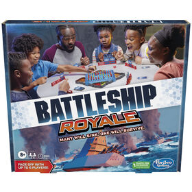 Battleship Royale, jeu de groupe pour 2 à 6 joueurs, jeu Battleship en groupe, jeu familial, cadeaux pour la famille - Édition anglaise - Notre exclusivité