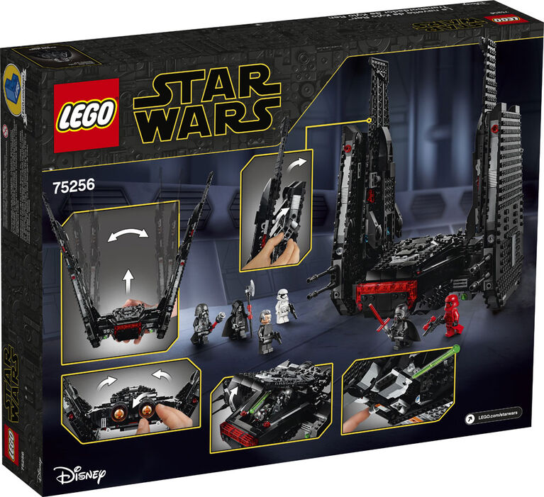 LEGO Star Wars  La navette de Kylo Ren 75256 (1005 pièces)