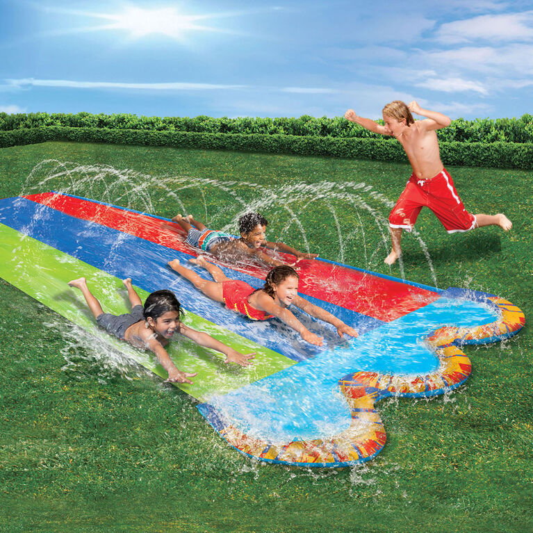Banzai 16''L Triple Racer Water Slide