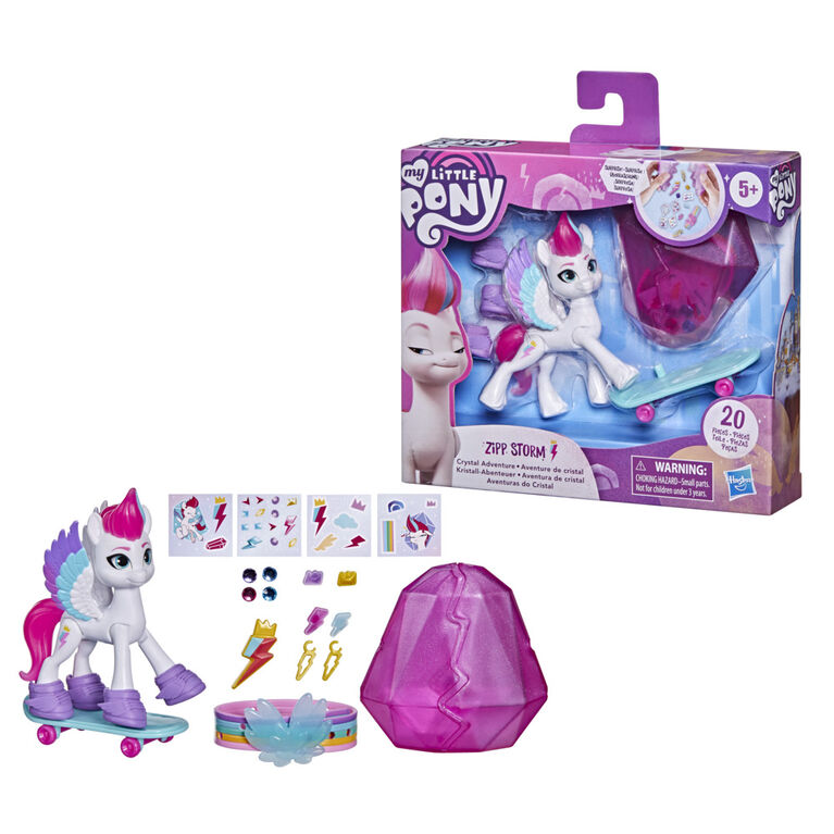 My Little Pony: A New Generation Movie Crystal Adventure Zipp Storm -  White Pony