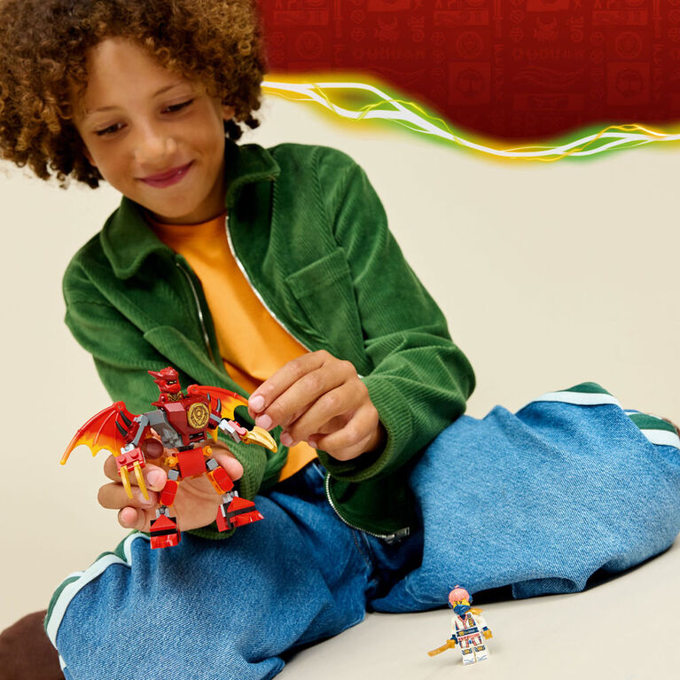 LEGO NINJAGO Kai's Dragon Mech Battle Pack Building Toy for Boys, Girls, & Kids, Ages 6+ - 71851