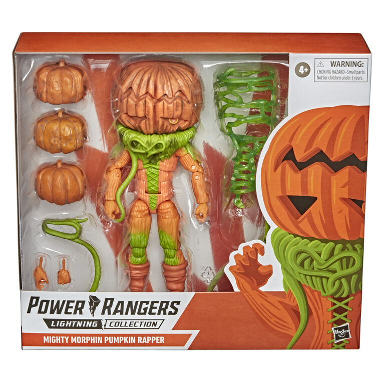 Power Rangers Lightning Monsters Mighty Morphin, figurine de Pumpkin Rapper