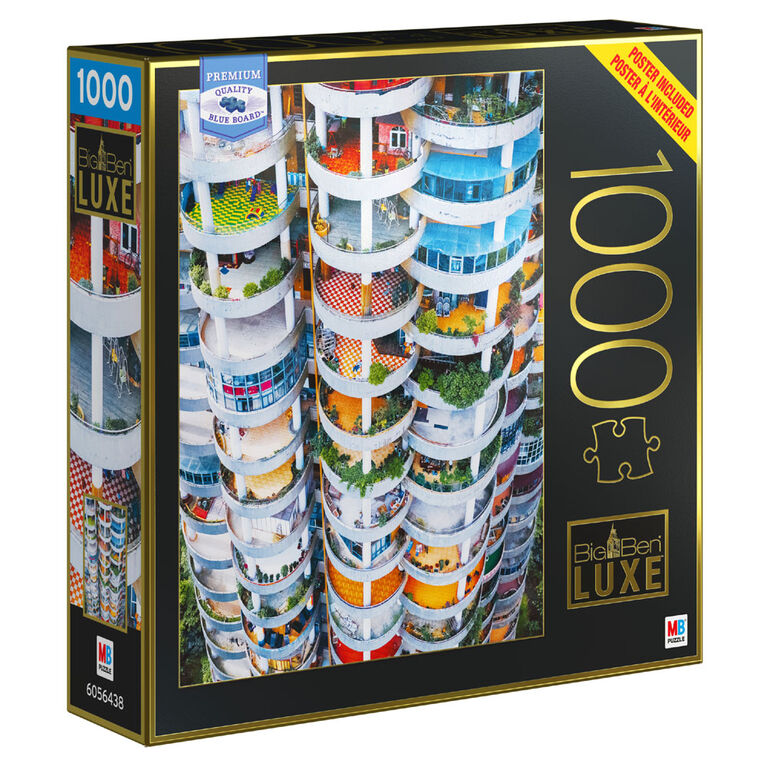 Big Ben 1000-Piece Jigsaw Puzzle, Apartment Building