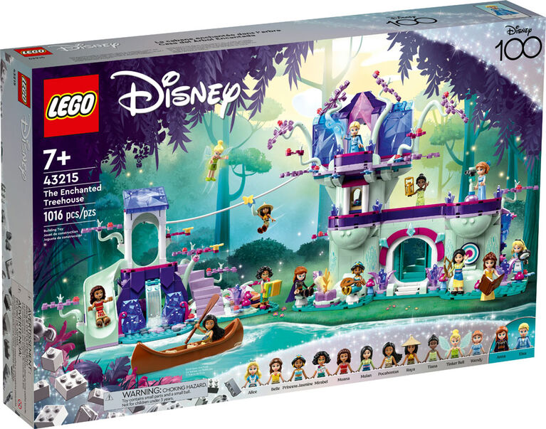 LEGO  Disney La cabane enchantée dans l'arbre 43215 Ensemble de jeu de construction (1 016 pièces)