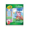 Livre à colorier et autocollants Crayola, Peppa Pig