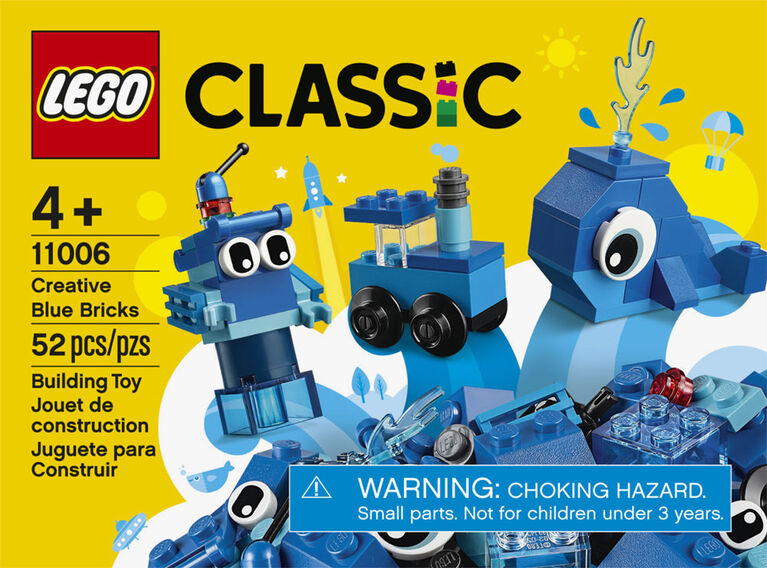 LEGO Classic Briques créatives bleues 11006 (52 pièces)